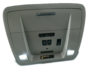 2015-2019 GMC Sierra 2500 HD Gray Overhead Roof Console Panel (Used OEM)