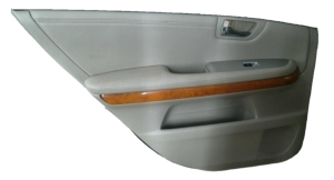 2006-2008 Lexus RX400h Tan Door Interior Trim Panel - Rear, Left (Driver) (Used OEM)