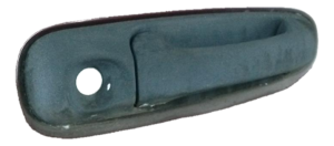 2005-2011 Dodge Dakota Black Textured Exterior Door Handle with Lock Cylinder Hole - Front, Right (Passenger) (Used OEM)