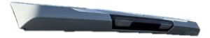  Chevrolet Silverado 2500 White Rear Roof Mounted Spoiler with 3rd Brake Light (Used OEM)