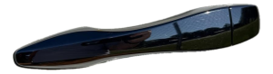 2013-2020 Nissan Pathfinder White Chrome Exterior Door Handle Assembly - Rear, Left (Driver) (Used OEM)