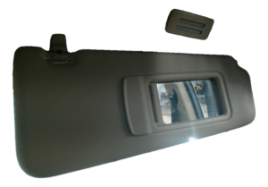 2007-2011 BMW 328i Tan Sun Visor with Illuminated Vanity Mirror - Right (Passenger) (Used OEM)