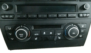 2010-2012 BMW 328i Chrome Automatic Temperature Control Module with Heated Seats and Wiper Controls (Used OEM)