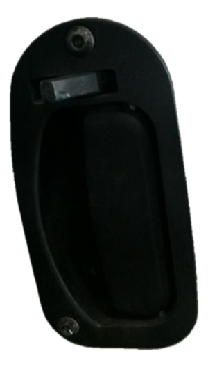 1997-2004 Ford F-150 Black Exterior Door Handle - Rear, Left (Driver) (Used OEM)