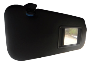 2014-2017 Hyundai Accent Gray Sun Visor without Sunroof without Illumination - Right (Passenger) (Used OEM)