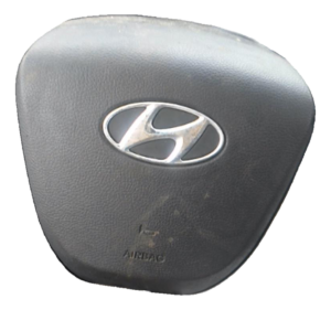 2012-2017 Hyundai Accent Gray Steering Wheel Air Bag - Left (Driver) (Used OEM)