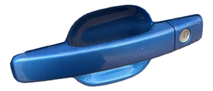 2014-2019 Kia Soul Blue Exterior Door Handle - Front, Left (Driver) (Used OEM)