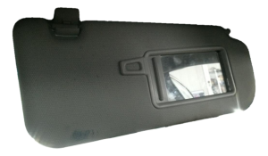 2012-2017 Kia Rio Gray Sun Visor without Sunroof and without Lighted Mirror - Right (Passenger) (Used OEM)