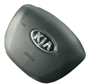 2012-2017 Kia Rio Black Steering Wheel Air Bag - Left (Driver) (Used OEM)