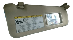2010-2011 Lexus ES350 Tan Illuminated Sun Visor - Right (Passenger) (Used OEM)