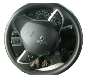 2017-2024 Mitsubishi Mirage Black Tilt and Telescopic Steering Column with Cruise and Radio Controls (Used OEM)