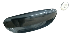 2014-2024 Mitsubishi Mirage Black Exterior Door Handle - Front, Left (Driver) (Used OEM)