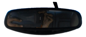 2004-2008 Mazda RX-8 Auto-Dimming HomeLink Interior Rear View Mirror (Used OEM)