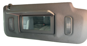 2015-2019 GMC Sierra 2500 HD Black Sun Visor with Illuminated Vanity Mirror - Right (Passenger) (Used OEM)