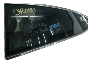 2020-2024 Hyundai Sonata Door Window Glass - Rear, Left (Driver) (Used OEM)