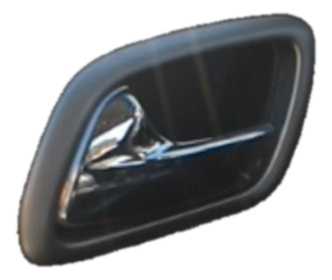 2011-2019 Dodge Durango Black Interior Door Handle - Front, Left (Driver) (Used OEM)