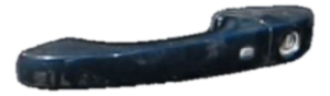 2011-2025 Dodge Durango Black Exterior Door Handle - Front, Left (Driver) (Used OEM)