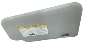 2011-2013 Nissan Juke Gray Sun Visor without Vanity Light - Left (Driver) (Used OEM)