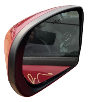 OEM Red Door Side/Door Mirror for 2017-2022 Jeep COMPASS - Left (Driver) (OEM)