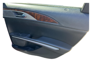 2013-2016 Lincoln MKZ Black Door Interior Trim Panel - Rear, Right (Passenger) (Used OEM)