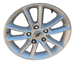 2013-2019 Dodge Journey Silver 17x6.5 10-Spoke Silver Painted Alloy Wheel (Used OEM)