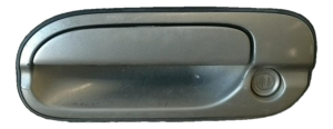 2000-2003 Nissan Sentra Silver Exterior Door Handle - Front, Left (Driver) (Used OEM)