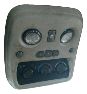  GMC Sierra denali Tan Overhead Console Panel (Used OEM)