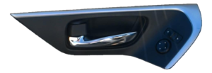 2014-2020 INFINITI QX60 Tan Chrome Interior Door Handle - Front, Left (Driver) (Used OEM)