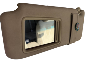 2007-2011 Toyota Camry Tan Sun Visor without Sunroof without Illuminated Mirror - Left (Driver) (Used OEM)