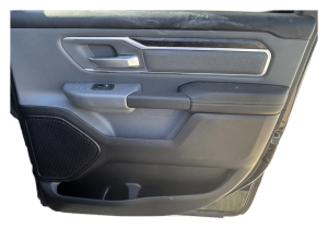 2019-2024 Ram 1500 Black Door Interior Trim Panel - Rear, Right (Passenger) (Used OEM)