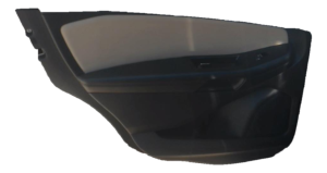 2015-2018 Ford Edge Tan Door Interior Trim Panel - Rear, Left (Driver) (Used OEM)