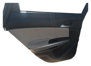 2010-2015 Honda Crosstour Tan Door Interior Trim Panel with Power Windows and Locks - Rear, Left (Driver) (Used OEM)