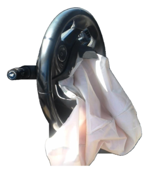 2013-2015 Honda Crosstour Black Tilt Steering Column with Cruise and Radio Controls (Used OEM)