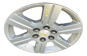 2007-2012 GMC Acadia 18x7.5 Machined Silver Alloy Wheel (Used OEM)