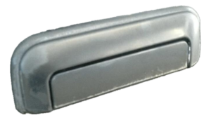 2000-2004 Mitsubishi Montero Sport Black Exterior Door Handle - Rear, Left (Driver) (Used OEM)