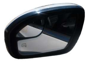2015-2017 Ford Fusion White Power Door/Side View Mirror - Left (Driver) (Used OEM)