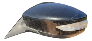 2013-2018 Nissan Altima Black Power Door/Side View Mirror - Left (Driver) (Used OEM)