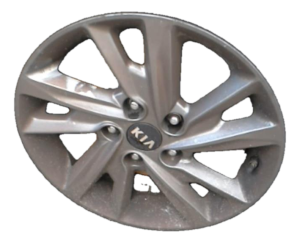 2019-2020 Kia Optima Silver 16x6.5 10-Spoke Angled Alloy Wheel (Used OEM)