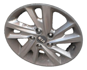2019-2020 Kia Optima Silver 16x6.5 10-Spoke Angled Alloy Wheel (Used OEM)