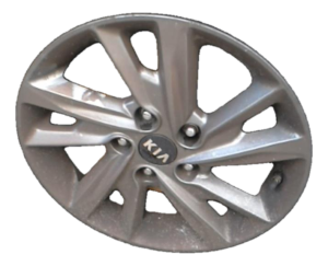 2019-2020 Kia Optima Silver 16x6.5 10-Spoke Angled Alloy Wheel (Used OEM)