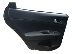 2016-2020 Kia Optima Black Door Interior Trim Panel with Power Windows and Locks - Rear, Left (Driver) (Used OEM)