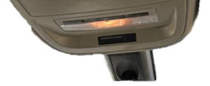 2015-2022 GMC Canyon Black Overhead Console with Sunglass Bin (Used OEM)