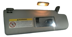 2000-2010 Volkswagen Beetle Gray Sun Visor - Right (Passenger) (Used OEM)