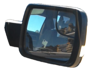 2019-2024 Ram 1500 Blue Power Door/Side View Mirror - Right (Passenger) (Used OEM)