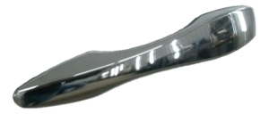 2013-2020 Nissan Pathfinder Chrome Chrome Exterior Door Handle Assembly - Rear, Left (Driver) (Used OEM)