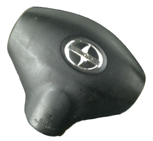 2004-2005 Scion xA Black Steering Wheel Air Bag - Left (Driver) (Used OEM)