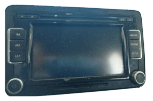2012-2013 Volkswagen Eos AM-FM 6-Disc CD Player Radio Receiver (Used OEM)