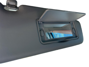 2012-2015 Honda Civic Gray Sun Visor without Illuminated Vanity Mirror - Right (Passenger) (Used OEM)