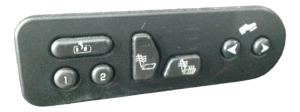 2005-2006 GMC Sierra Master Door Lock and Window Switch with Seat and Pedal Adjustment - Left (Driver) (Used OEM)