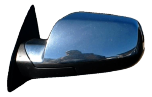2010-2011 Chevrolet Equinox White Power Door/Side View Mirror - Left (Driver) (Used OEM)